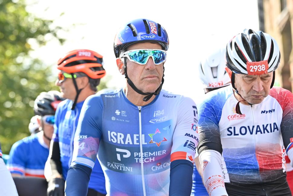 Sylvan Adams at the 2023 UCI world cycling championships Gran Fondo, Perth 