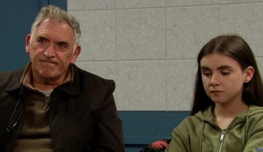 April faces tough police questioning