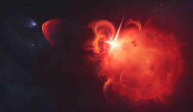 Artistic Illustration Of A Coronal Mass Ejection Around Another Star.