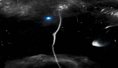 Milky Way galaxy with detected break