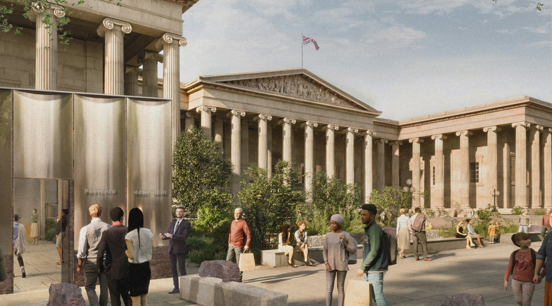 Final design for the British Museum’s new security sheds submitted for approval
