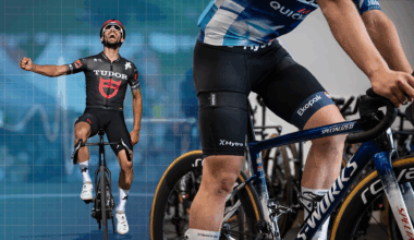 A hero image including Hytro bloodfloow-restriction shorts and Julian Alaphilippe.