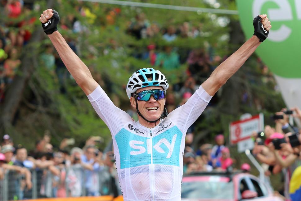 Chris Froome Giro d'Italia stage 18 2018