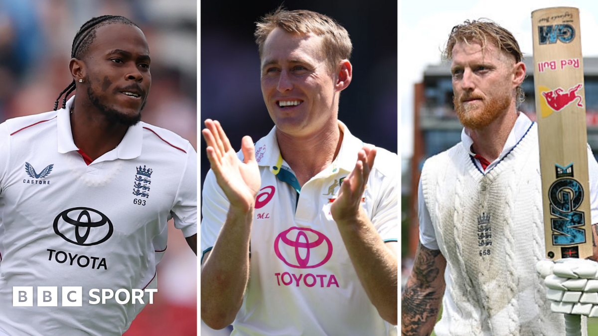 Jofra Archer, Marnus Labuschagne, and Ben Stokes