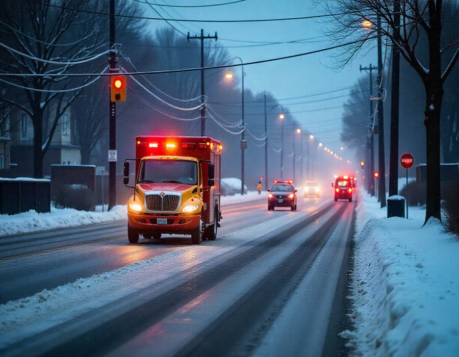 United Kingdom Faces Major Travel Disruptions As Snow And Ice Sweep Across North East With Travel Alert In Effect For Safety And Delays