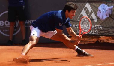 Cristian Garin, pictured above at last month's Antofagasta Challenger, has won four titles at that level in 2025.