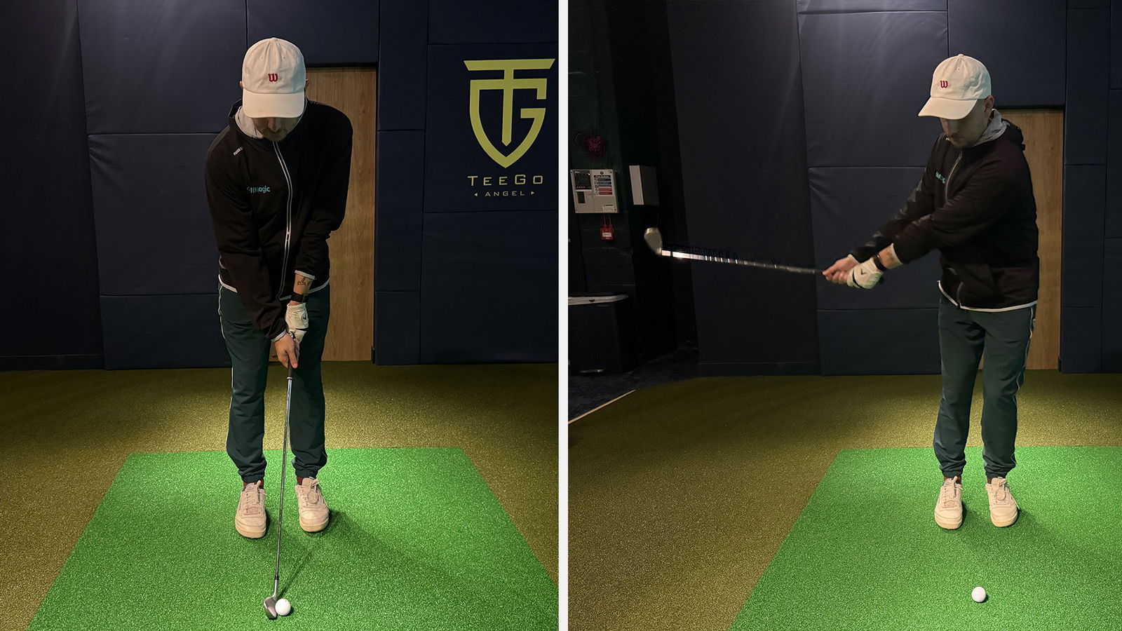 Golf Straight Hands Drill