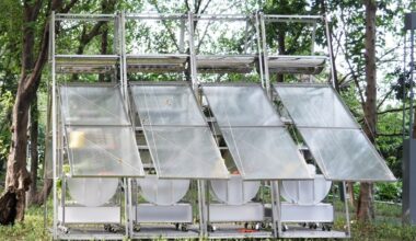 This Chinese Greenhouse Folds Open Into a Community Kitchen