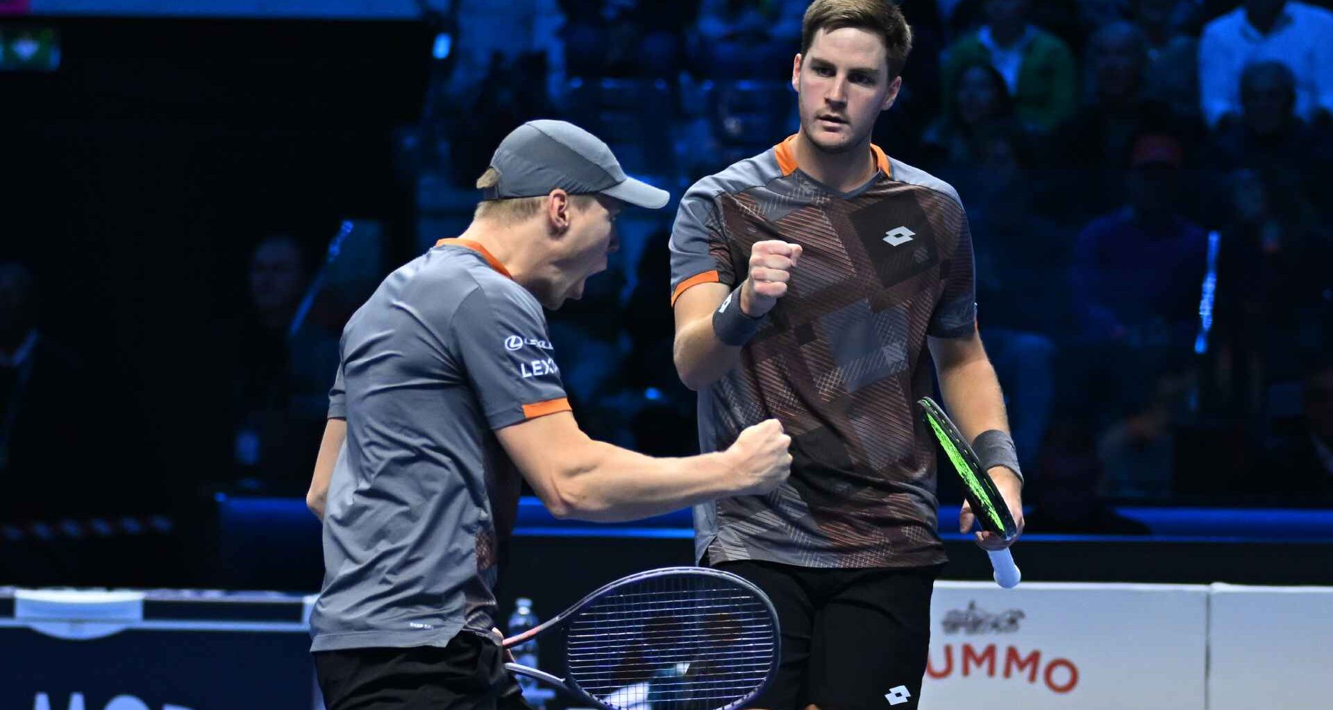 Harri Heliovaara & Henry Patten clinch semi-final spot in high-drama Nitto ATP Finals clash | ATP Tour