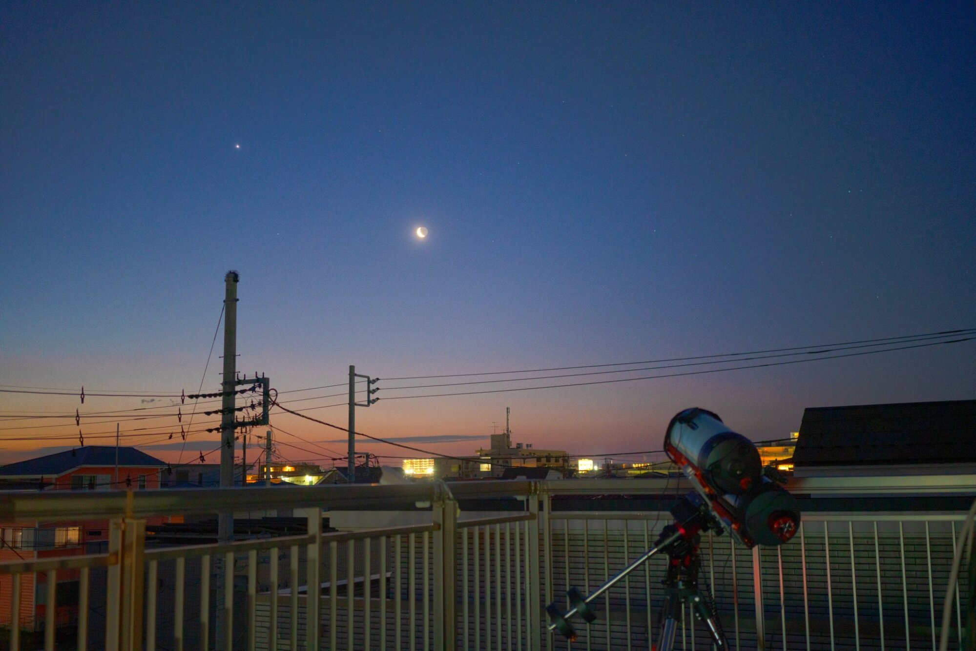 Daichi Fujii's observation setup