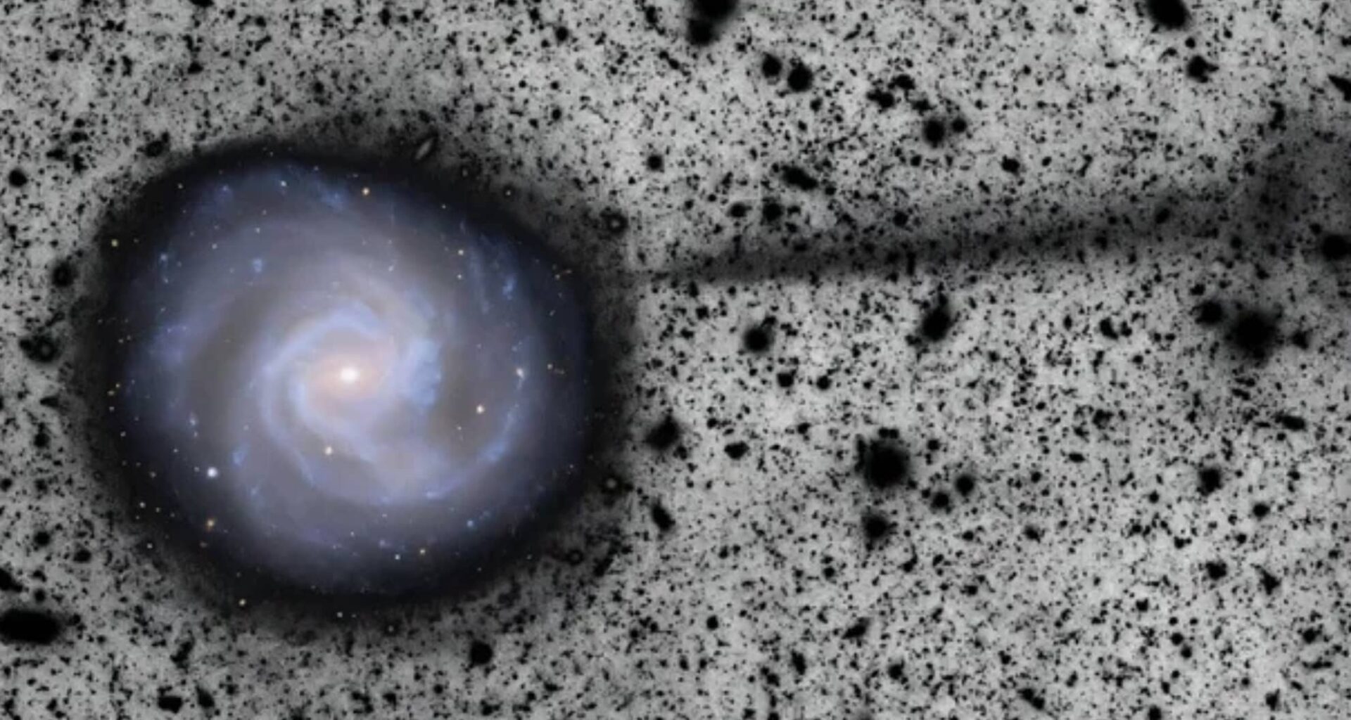 In Its Debut Image, The Vera C. Rubin Observatory Has Revealed A Vast Stellar Stream Coming From The Nearby Galaxy M61