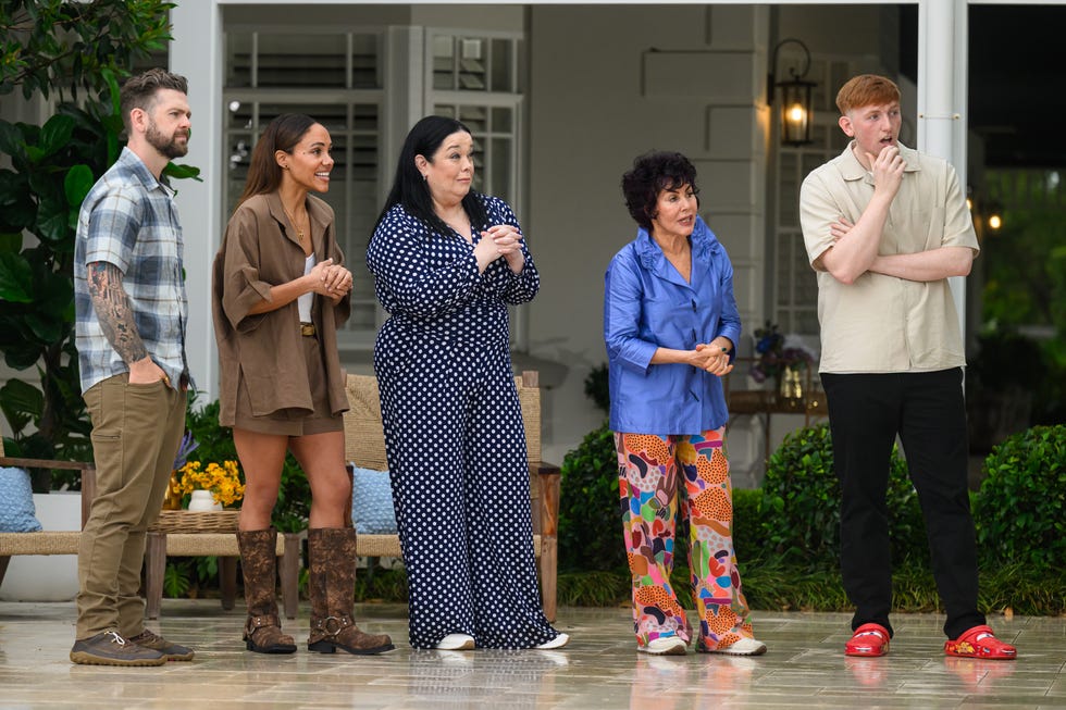 jack osbourne, alex scott, lisa riley, ruby wax and angryginge, i'm a celebrity get me out of here
