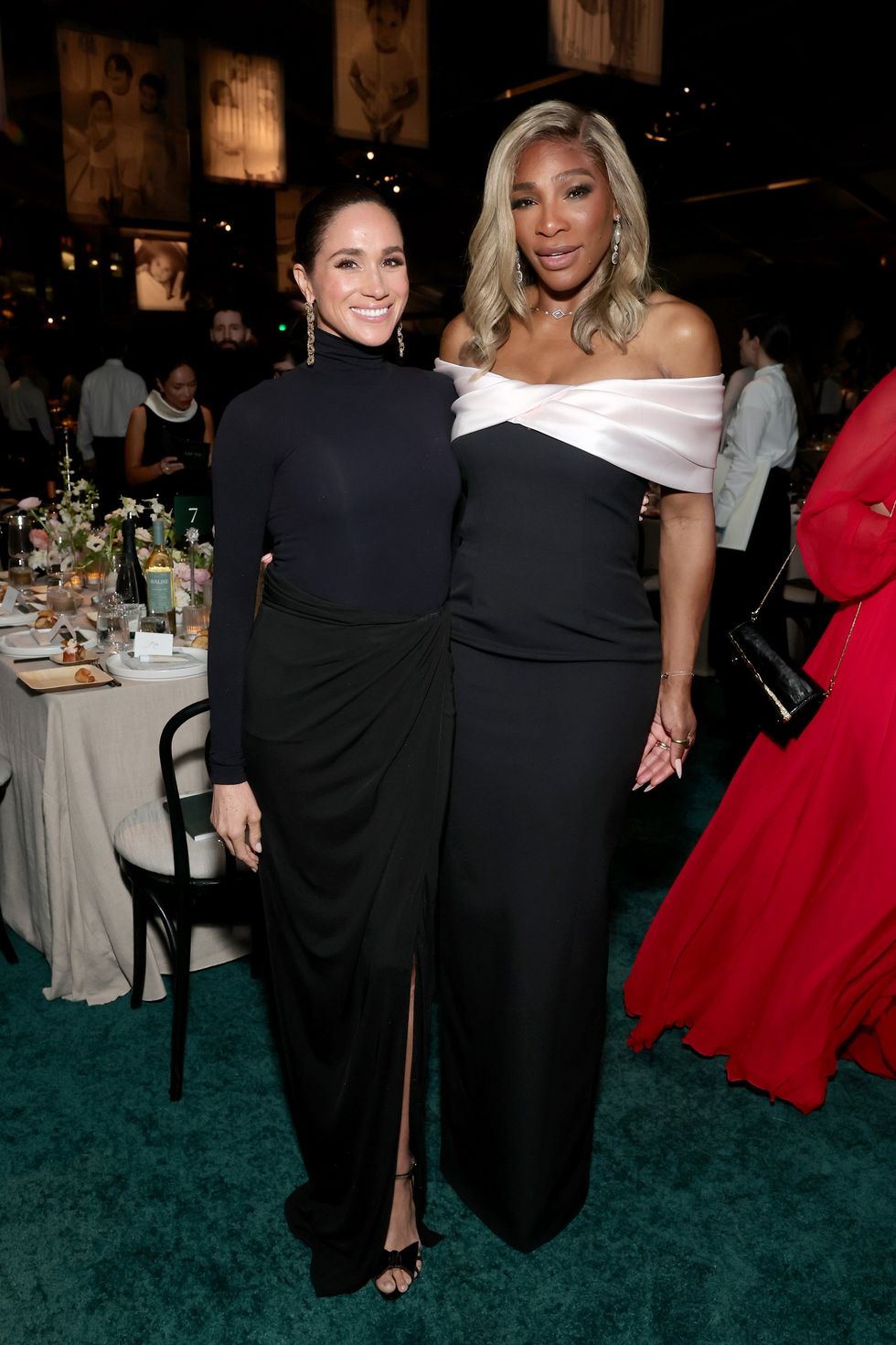 Meghan Markle and Serena Williams