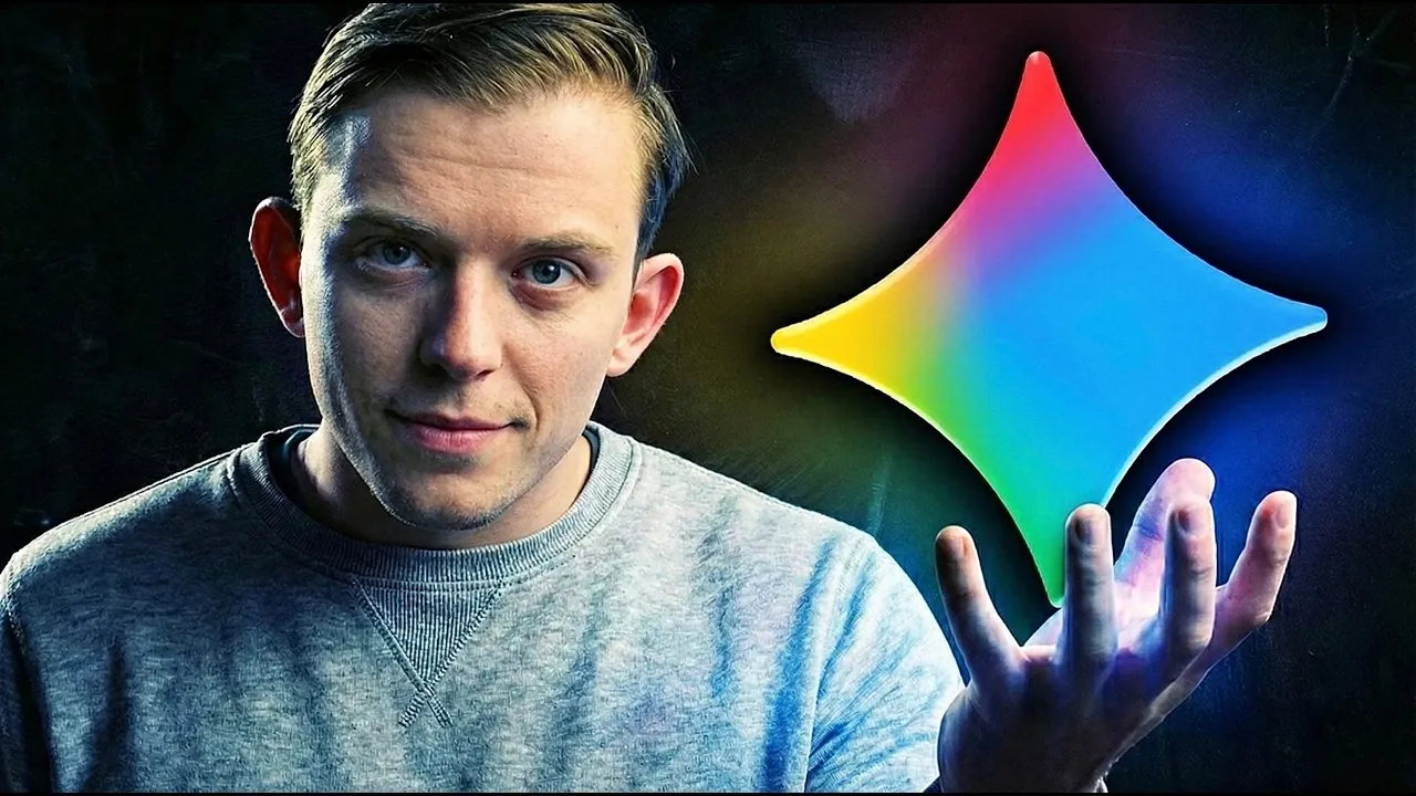 Gemini 3 workspace producing code and 3D shapes together, building a small physics demo with simple controls.