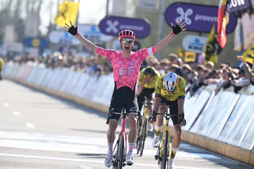 Dwars door Vlaanderen victory of Neilson Powless was one of the most iconic moments of 2025