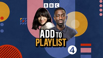 Artwork for Add to Playlist. Headshots of Anna Phoebe and Jeffrey Boakye against decorative graphics. 