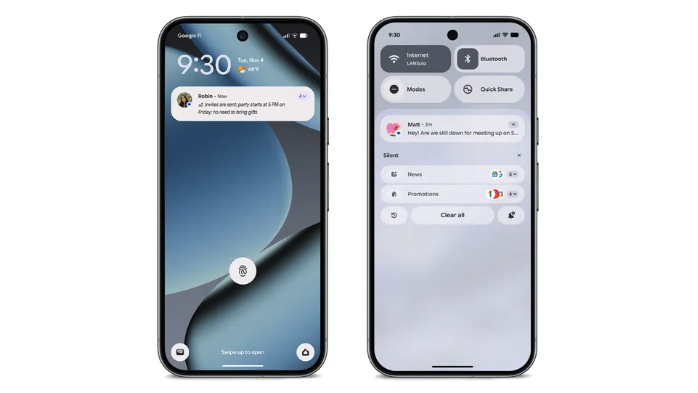 Notification summaries in a Pixel Feature Drop