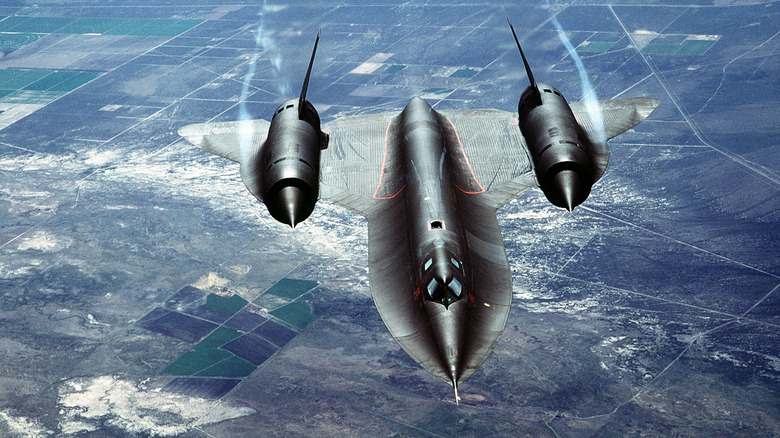 Lockheed SR-71 Blackbird test flight