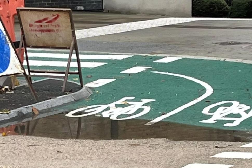 Puddle on Kimbrose Way, Gloucester  copy