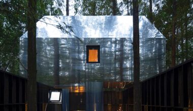These Elevated Timber Treehouses Transform A Chinese Forest Into A Living Art Gallery