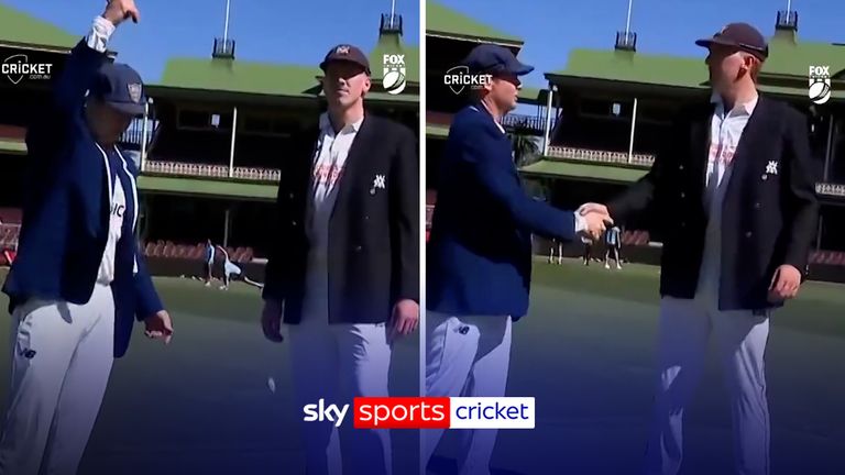 Steve Smith coin toss fail
