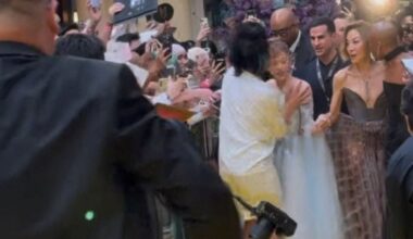 Ariana Grande rushed by red carpet intruder at premiere of Wicked: For Good | Ents & Arts News