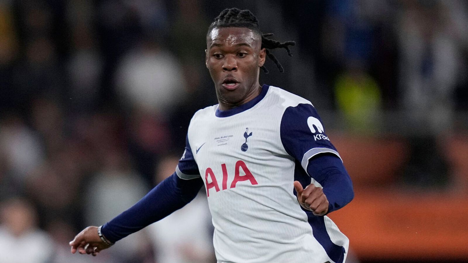 Tottenham Hotspur's Destiny Udogie. Pic: AP