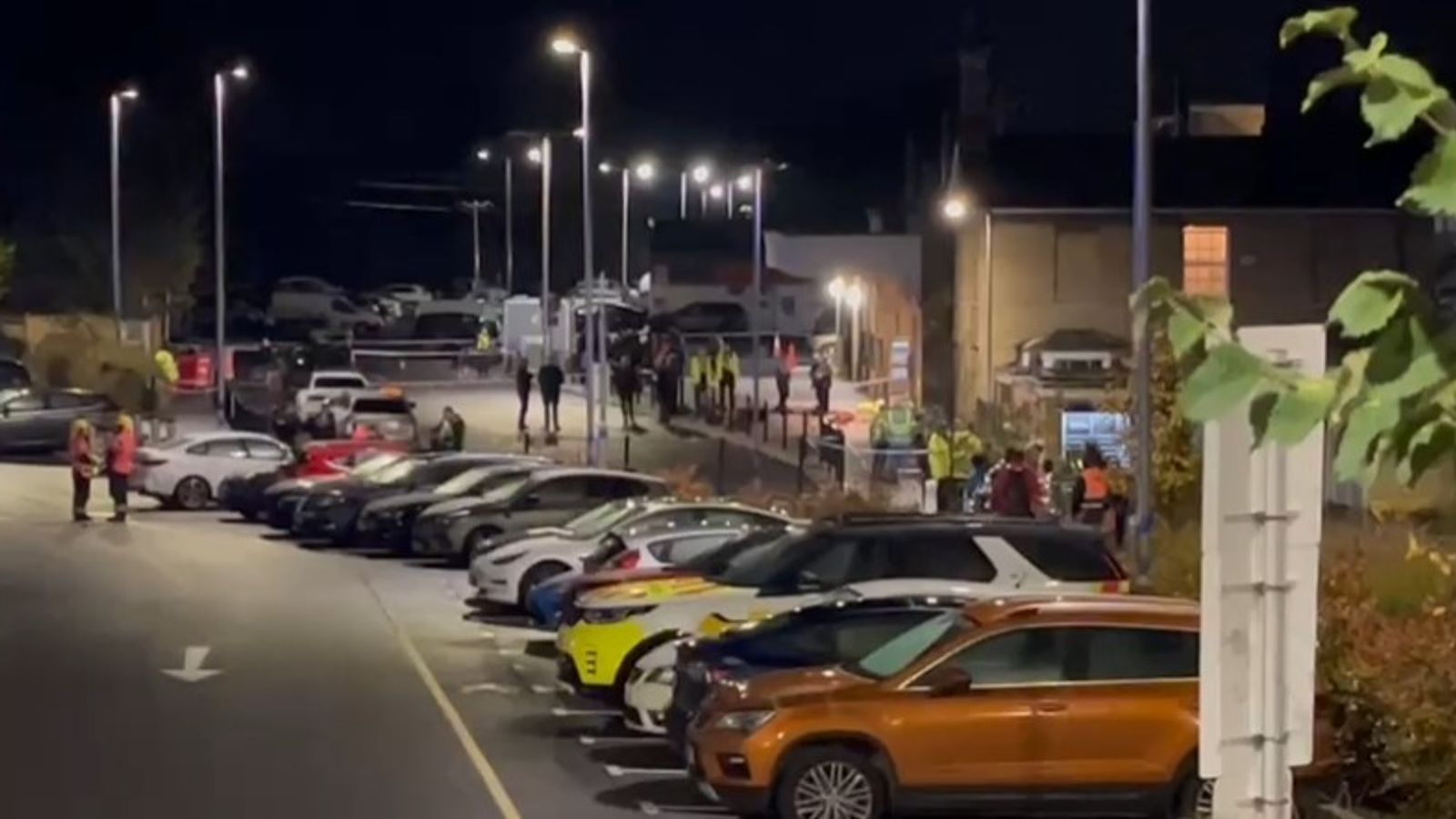 Armed police called to Huntingdon station after multiple people stabbed on train | UK News