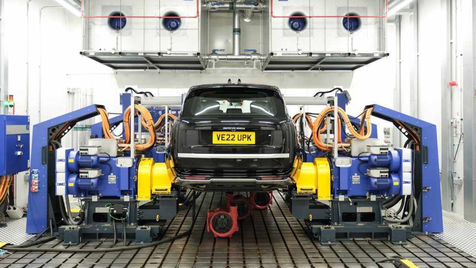The ONS said  cyber attack production disruption at Jaguar Land Rover contributed to September's contraction. File pic: PA
