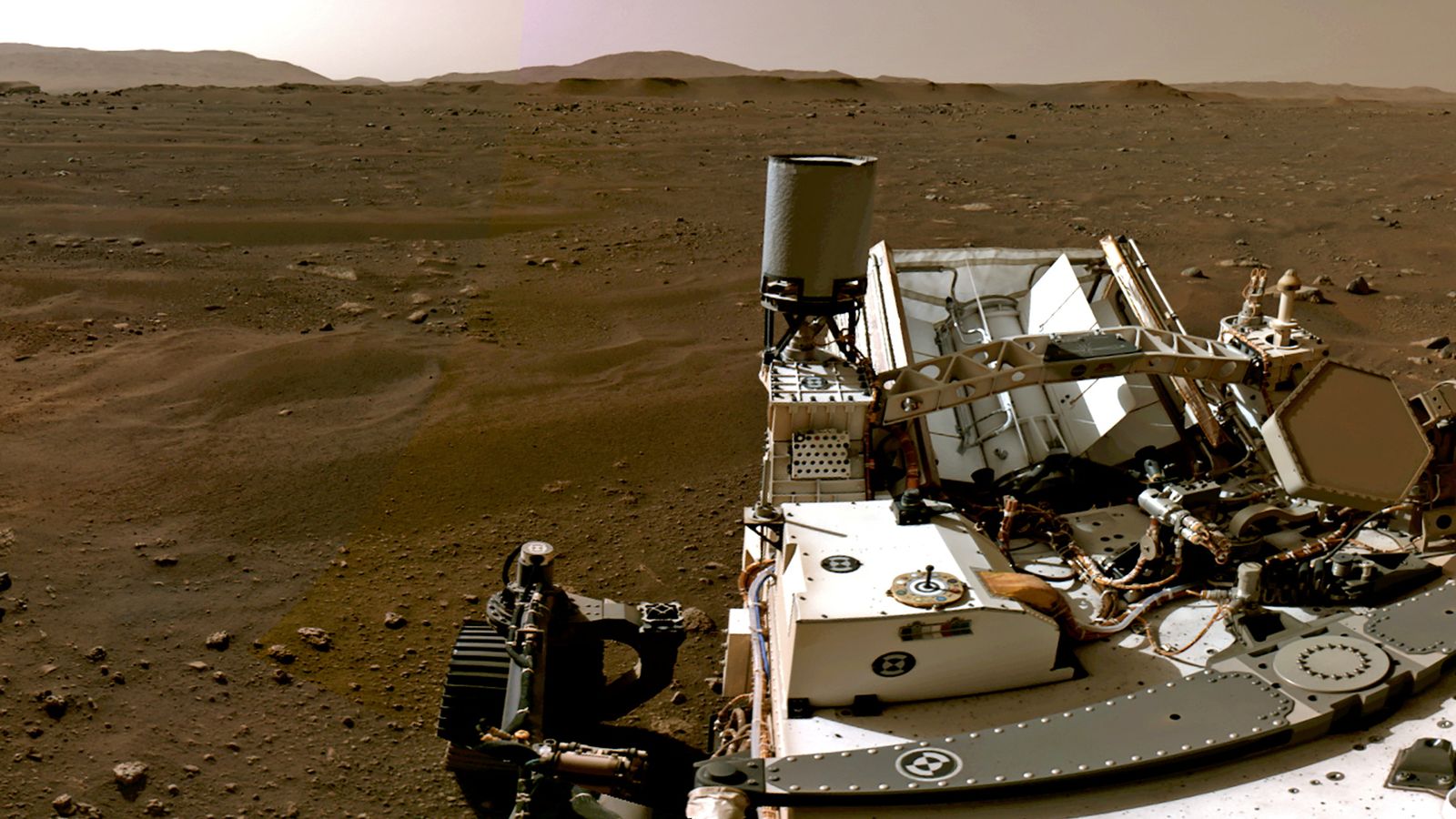 The Perseverance rover. Pic: Reuters