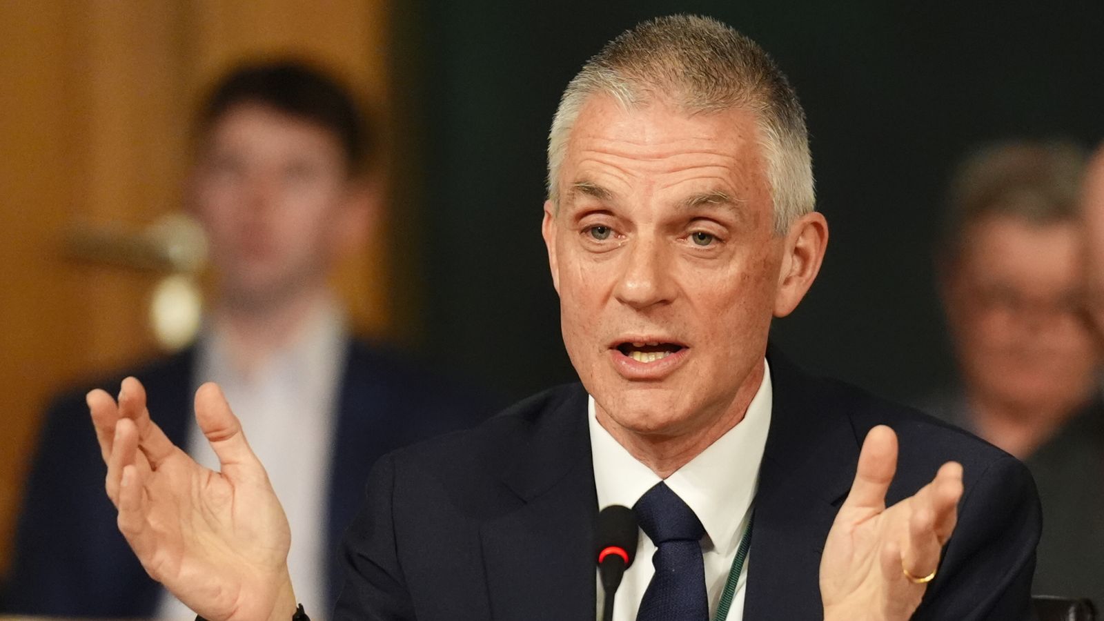 Tim Davie announced he will be stepping down as the BBC's director-general. File pic: PA