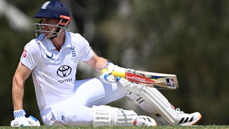 England vice-captain Harry Brook missed out on day two of the Ashes warm-up match against England Lions making just two