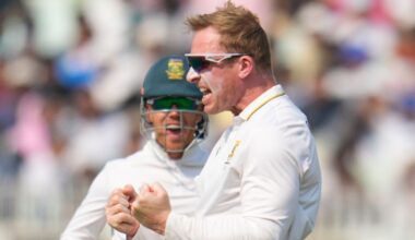 South Africa's Simon Harmer, Test cricket (Associated Press)