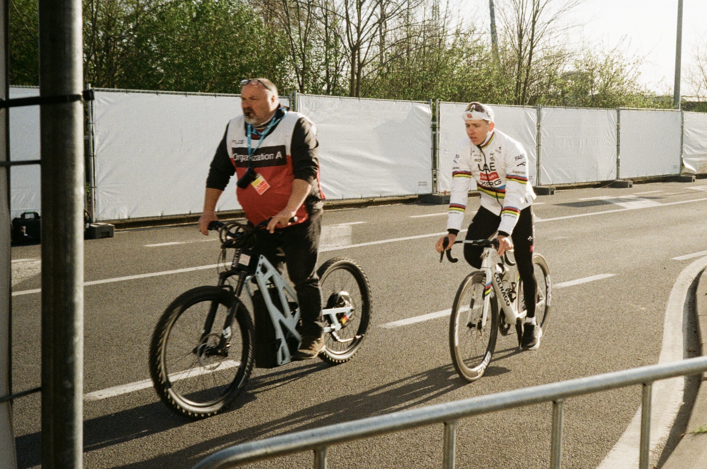 Tadej Pogačar after winning the Tour of Flanders