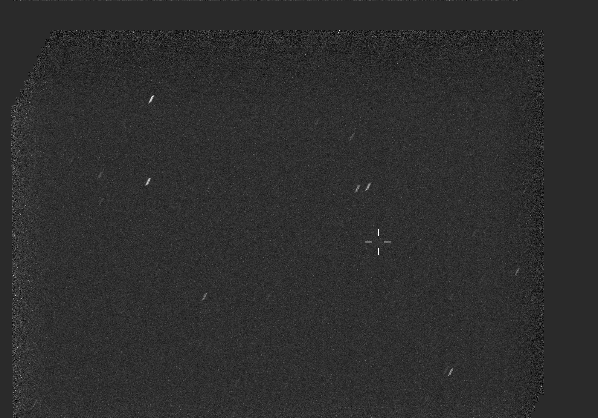 A GIF of comet 3I/ATLAS from the perspective of the Perseverance rover on Mars.