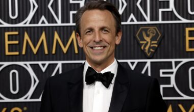 President Trump wants Seth Meyers fired : NPR