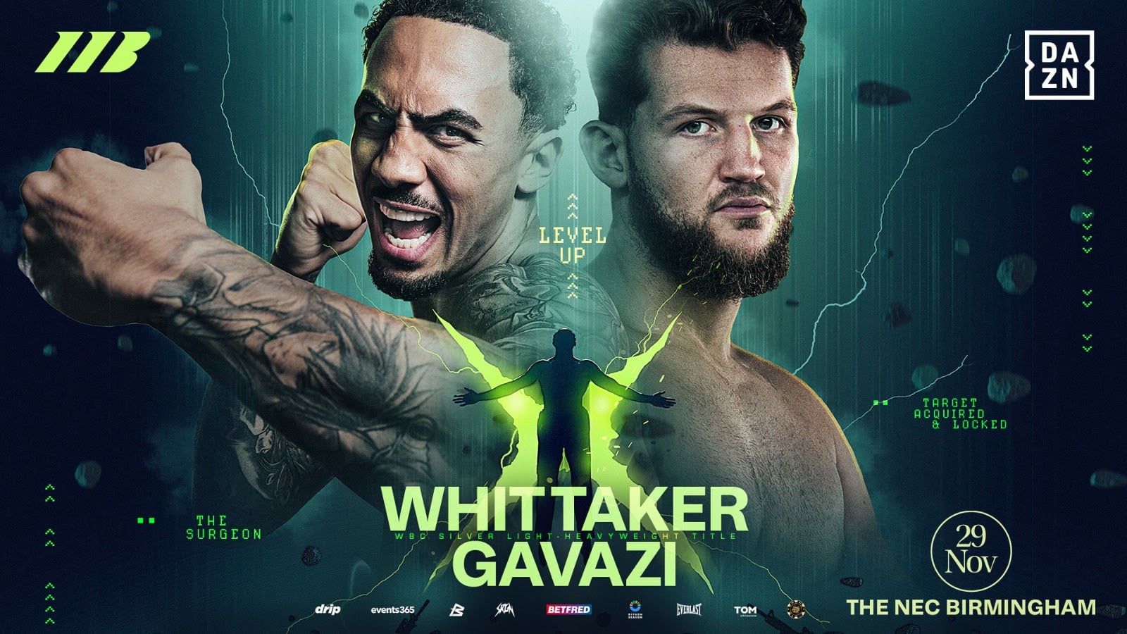 Poster for Ben Whittaker vs Benjamin Gavazi for Saturday's fight in Birmingham