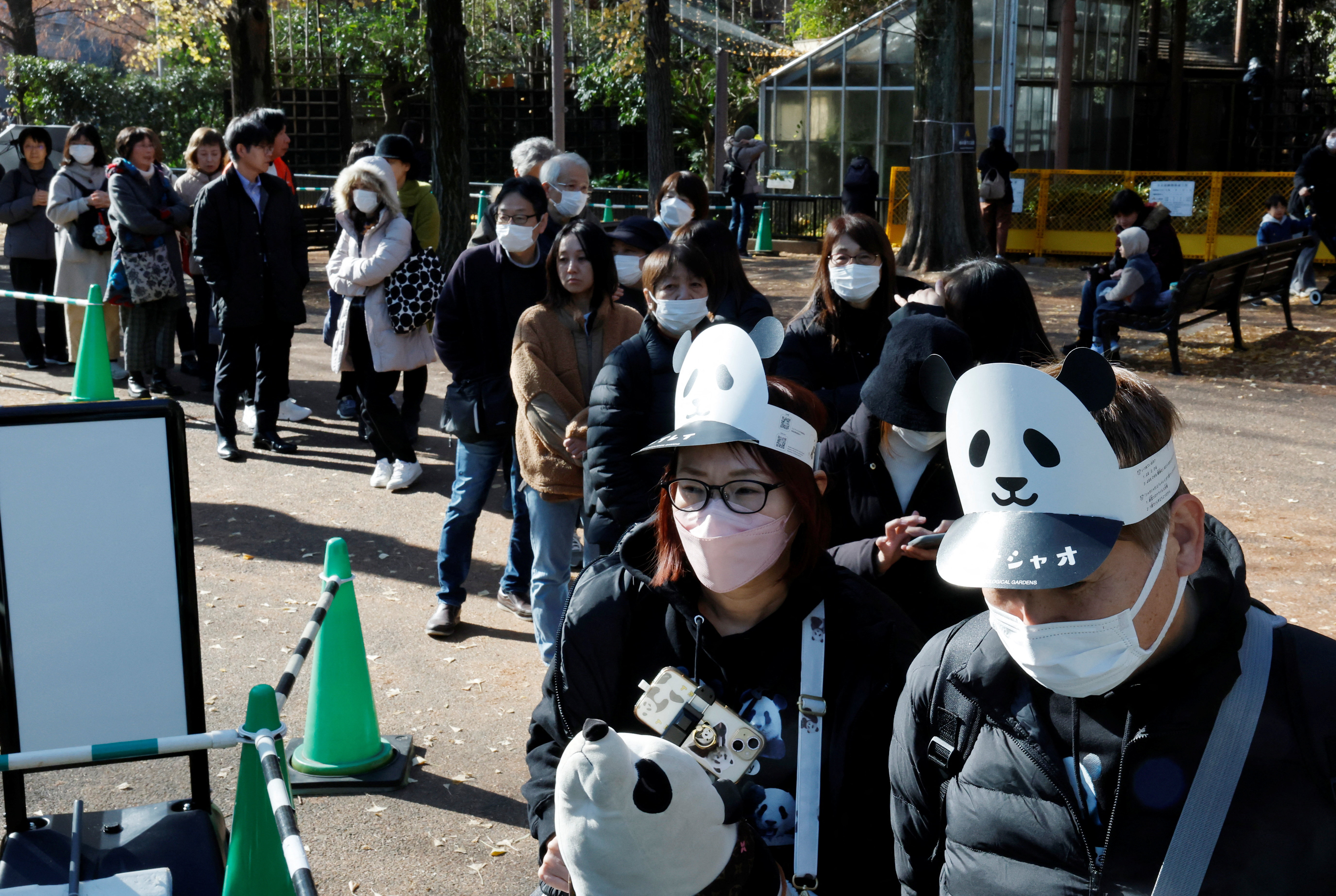 Visitors flock to see giant pandas at Ueno Zoo in Tokyo