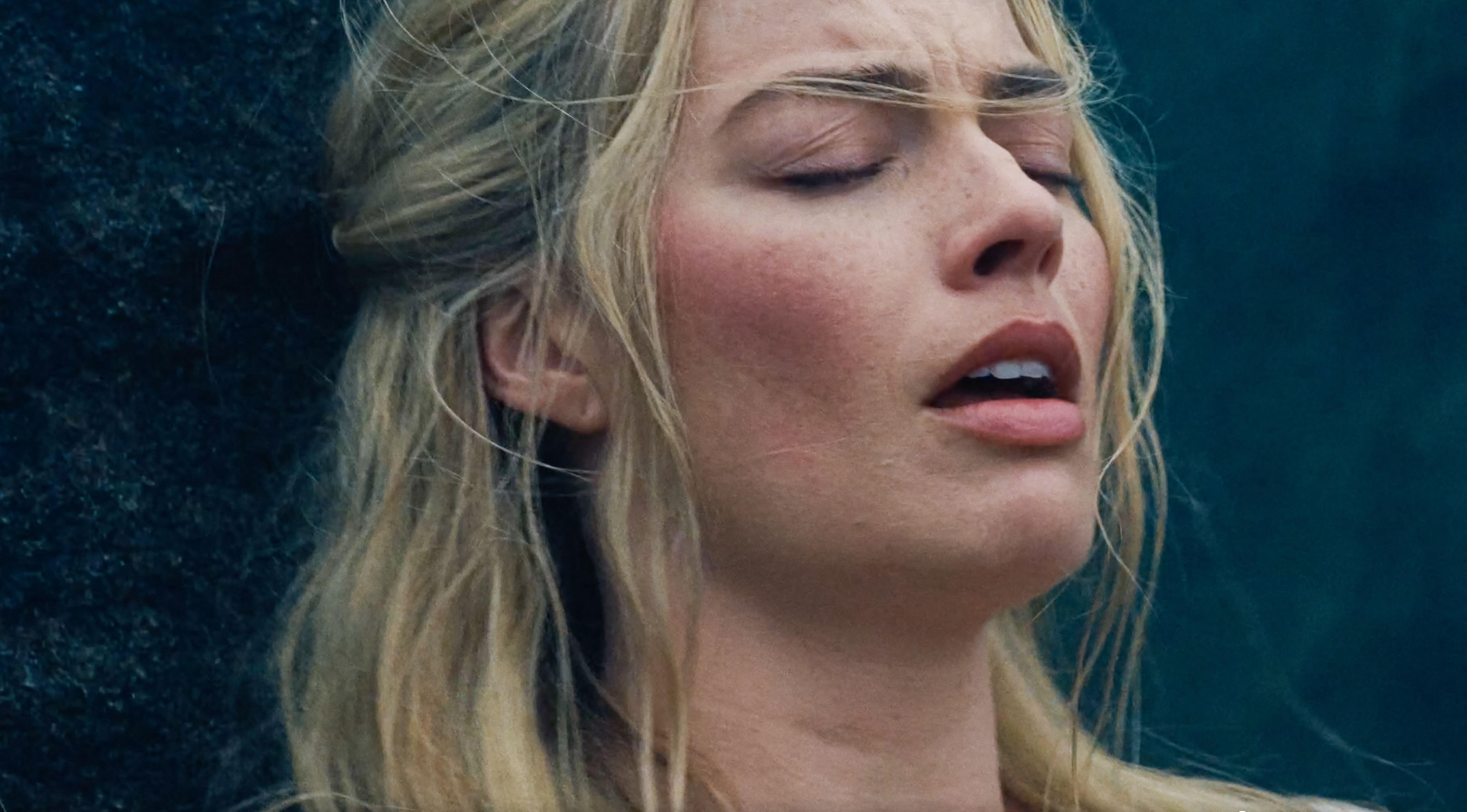 Margot Robbie as Catherine Earnshaw in the movie "Wuthering Heights (2026)."