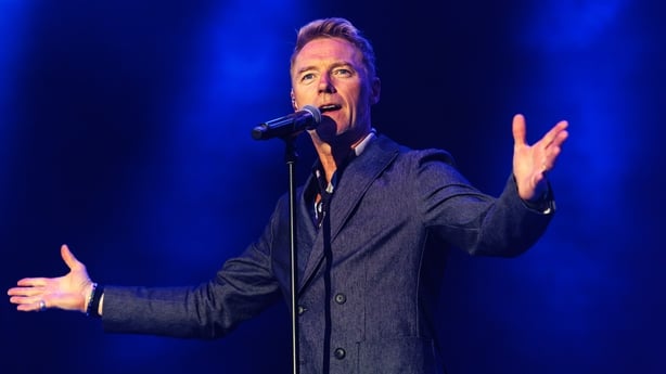 Ronan Keating performs onstage during SAiL Bremerhaven at Willy-Brandt-Platz on 13 August, 2025 in Bremerhaven, Germany