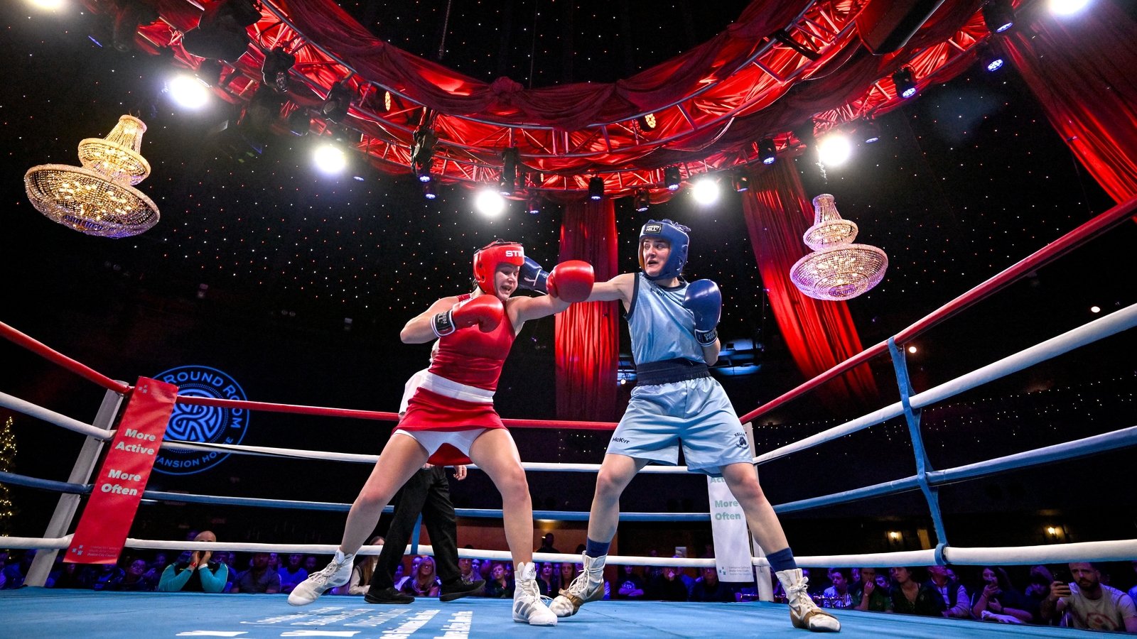 Harrington makes ring return with exhibition win