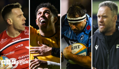 Gareth Davies, Rio Dyer, Liam Belcher and Mark Jones