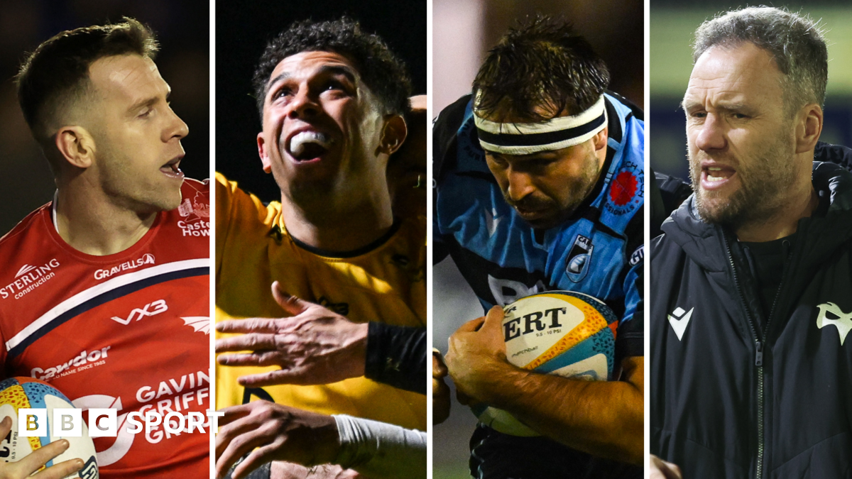 Gareth Davies, Rio Dyer, Liam Belcher and Mark Jones