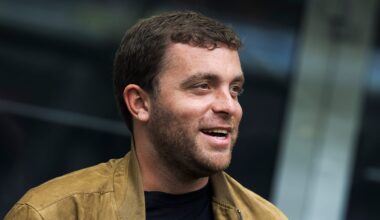 Fabrizio Romano, Italian sports journalist, attends the...