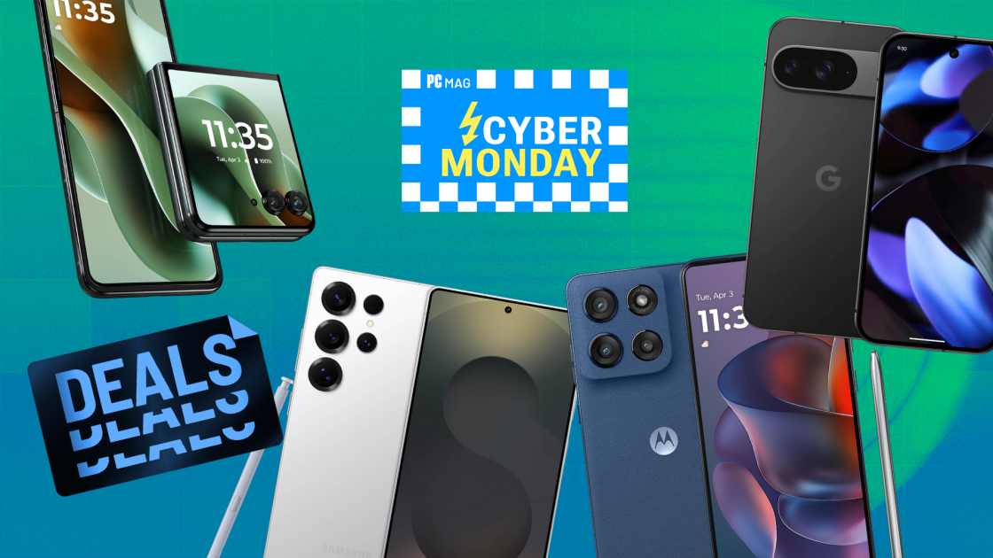 Don't Miss Rock-Bottom Cyber Monday Prices on Google Pixel, Samsung Galaxy, and Motorola Phones