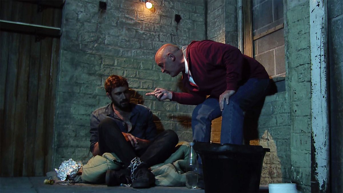 Andy was brutally killed off by killer Pat Phelan, after weeks of him being held hostage