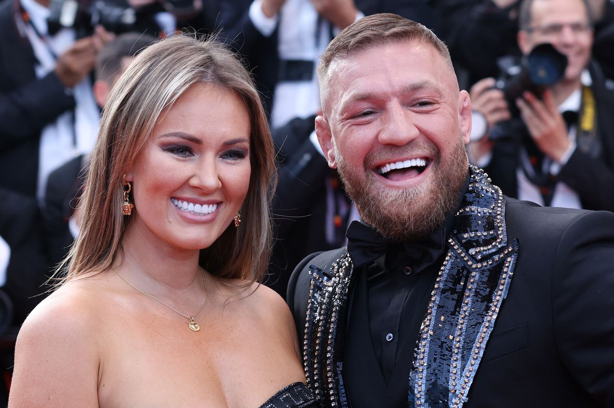 Dee Devlin and Conor McGregor attend the screening of "Elvis" during the 75th annual Cannes film festival at Palais des Festivals on May 25, 2022 in Cannes, France. 