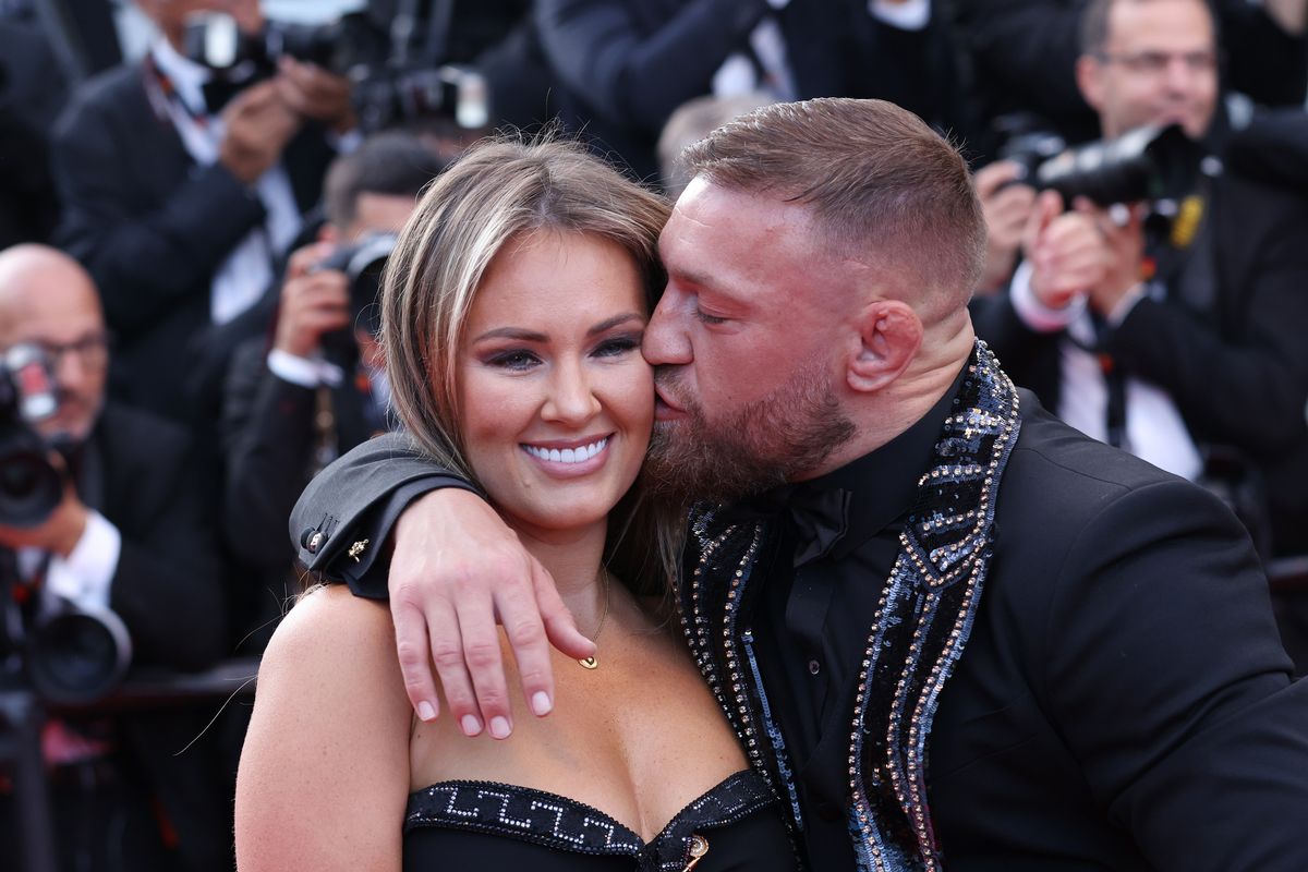 Dee Devlin and Conor McGregor attend the screening of "Elvis" during the 75th annual Cannes film festival at Palais des Festivals on May 25, 2022 in Cannes, France.