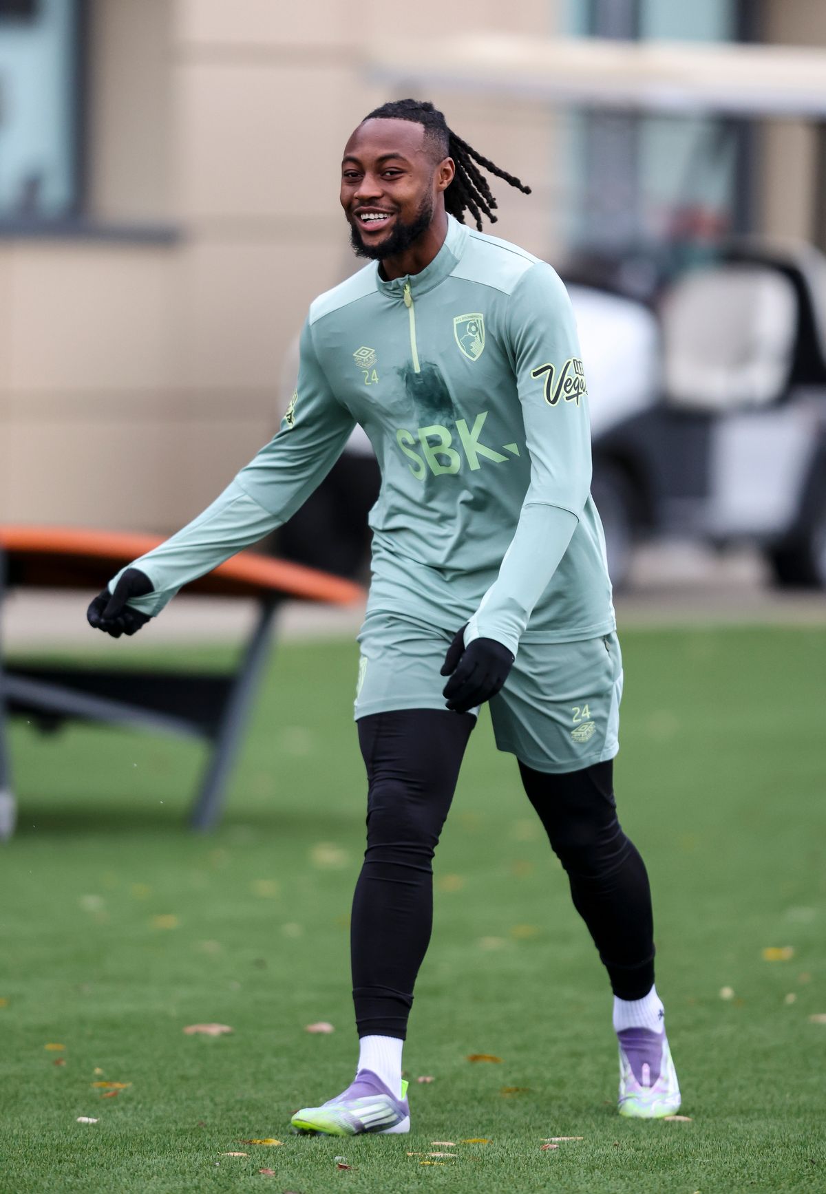 Antoine Semenyo in training with Bournemouth