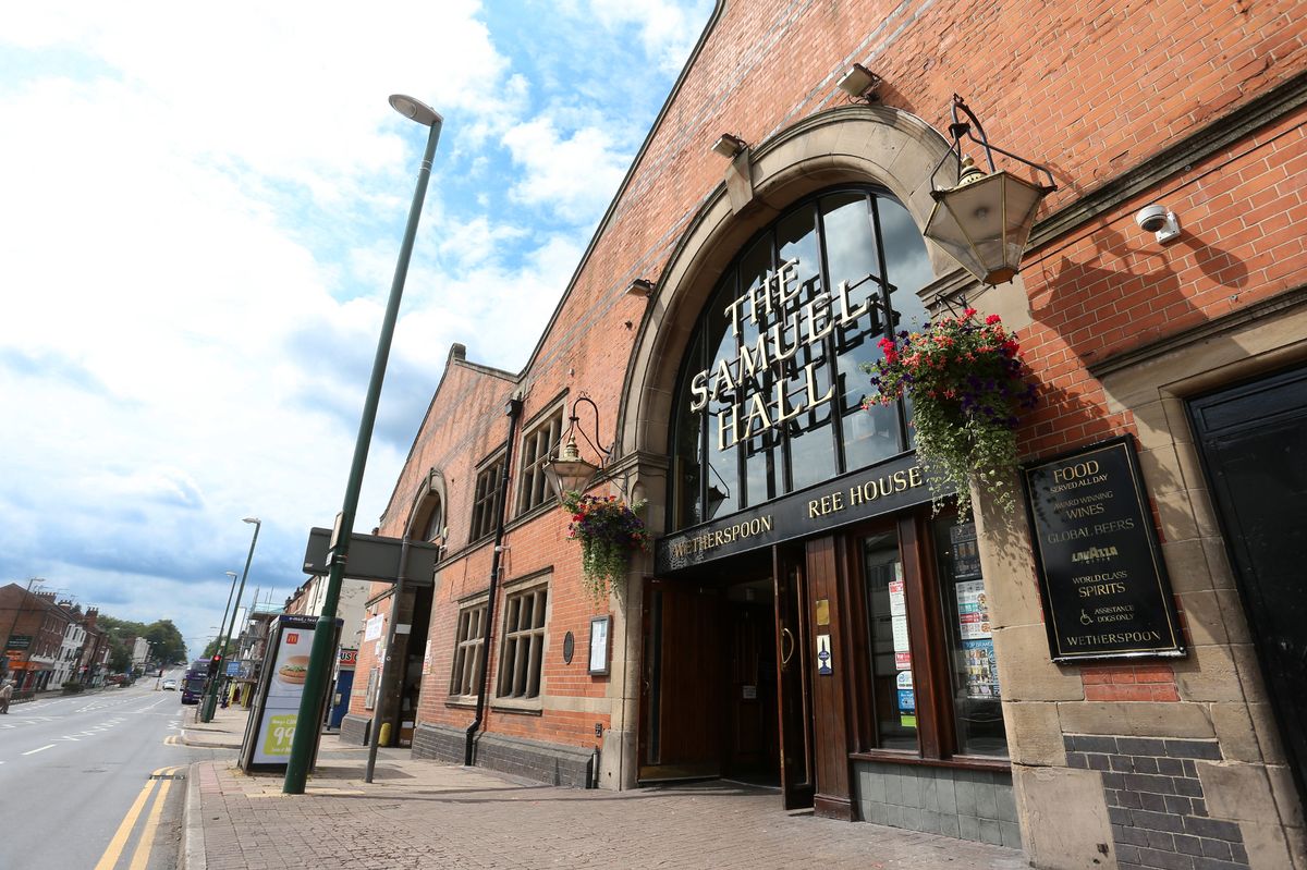 A view of The Samuel Hall pub in Mansfield Road, Sherwood, Nottingham.
